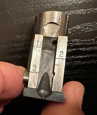 John Martz Luger Carbine Rear Sight. Ref.#08JM