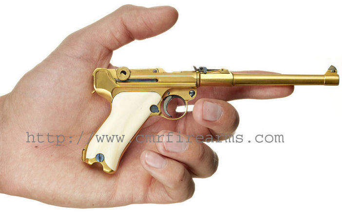 1220 Dollhouse Miniature Luger Handgun 